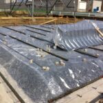 砕石工事・防湿シート施工