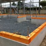 檜土台　防蟻剤塗布