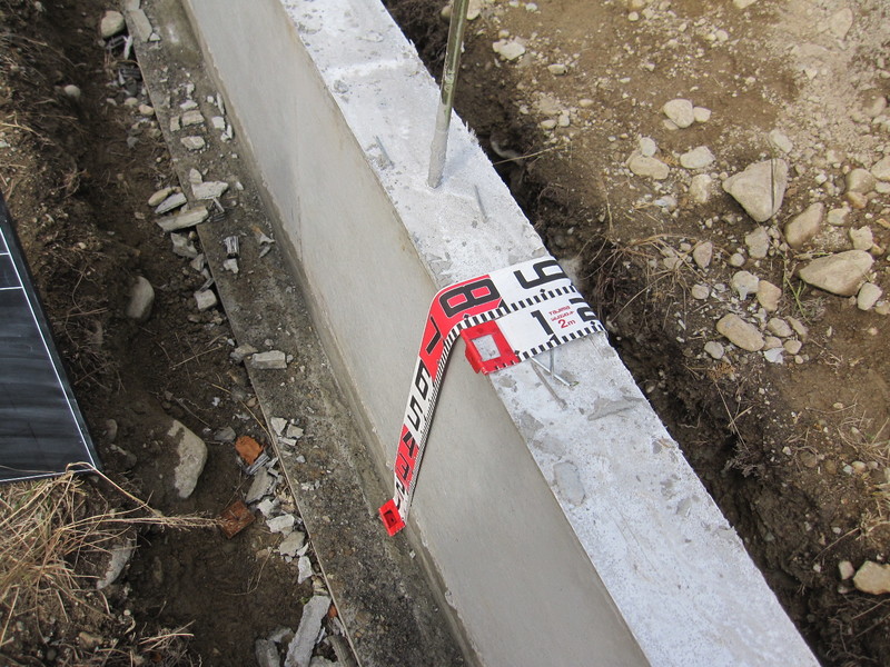 基礎出来形確認