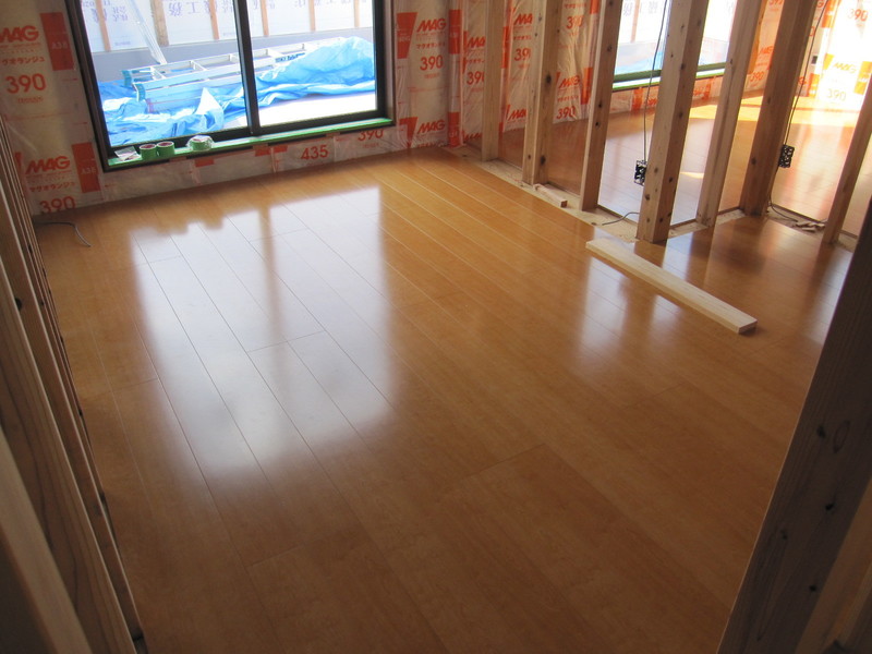 フローリング施工