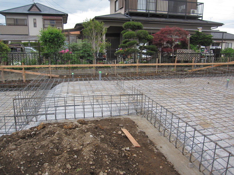 基礎工事の風景