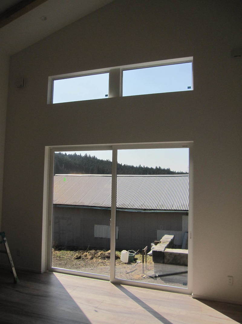 吹抜けのリビング